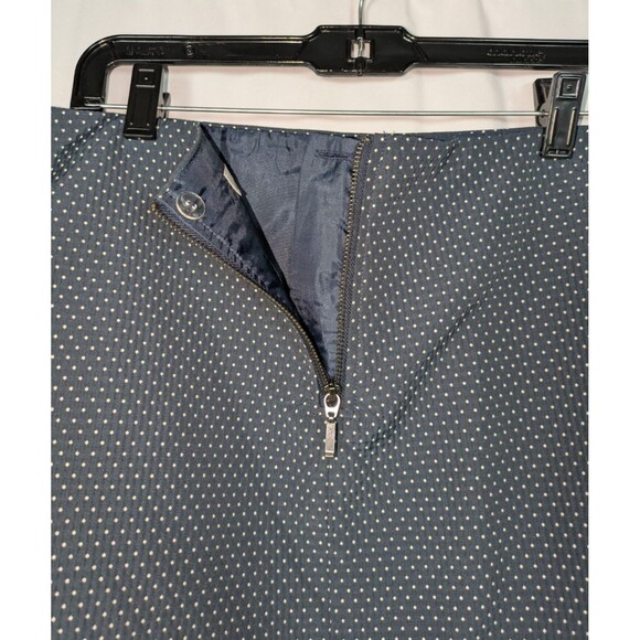 Kenar Skirt 4 Women's Blue Polka Dot Straight Skirt Career Wear Wear to Work - Picture 4 of 6